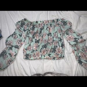 Off the shoulder shirt